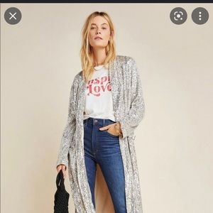 BB Dakota glitter bomb duster jacket